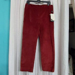 MaxMara Weekend Rust Red Colored Corduroy Pants Size 14